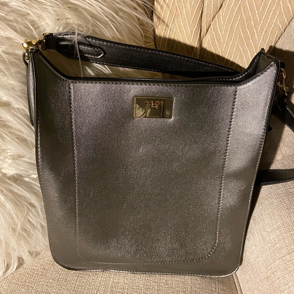 Kate Landry grey shoulder bag